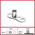 Dermal Anchor Titanium 3 Hole