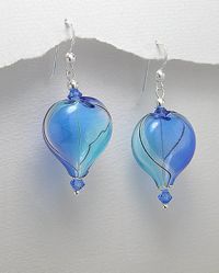 Korvakorut - Fashion Heart Blue