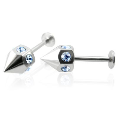 Huulikoru - Spear Blue Zircon
