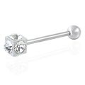 Tappi Barbell 1,6mm - Zircon Bright Cube