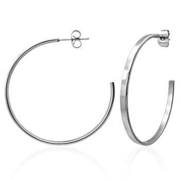 Korvarenkaat Avomalli - Flat Steel 40mm
