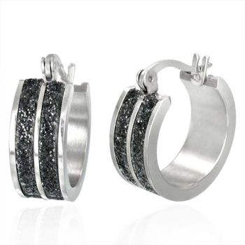 Korvakorut - Bling Bling Black Lines