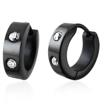 Korvakorut - Blacksteel Two Zircon