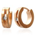 Korvakorut - Coffee Zircon Hoop