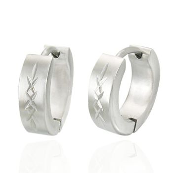 Korvakorut - Steel Diamont Cut