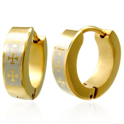 Korvakorut - Gold Cross