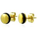 Korvakorut - Goldsteel Rubber 6mm
