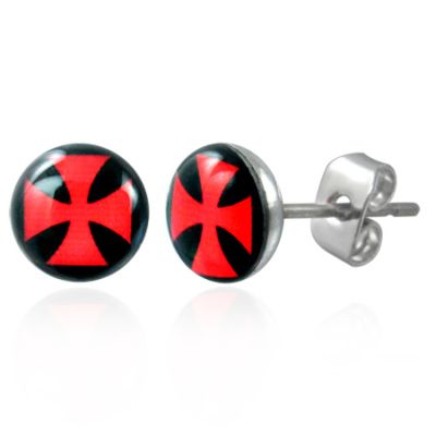 Korvakorut - Malta Cross Red