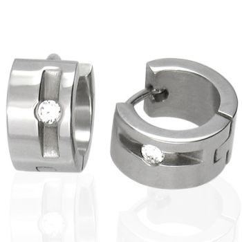 Korvakorut - One Zircon Hoop