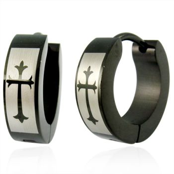 Korvakorut - Blacksteel Plate Cross