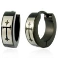 Korvakorut - Blacksteel Plate Cross