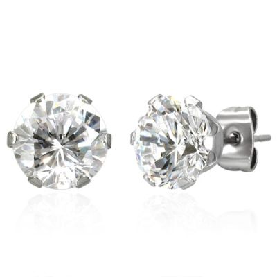 Korvakorut - Cubic Zircon 8mm