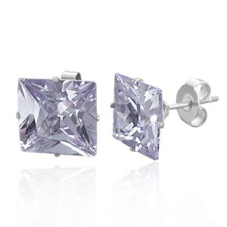 Korvakorut - Purple Square 8mm