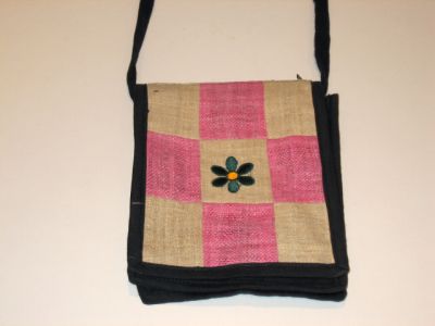 Olkalaukku - Flower Pink