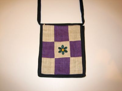Olkalaukku - Flower Purple