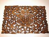 Sisustustaulu - Teak Wood Kukka