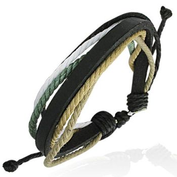 Nahkarannekoru - Five Ropes & Leather