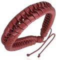 Nahkarannekoru - Red Leather