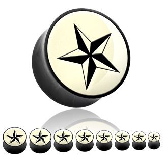 Plugi - Buffalo Horn "Star"