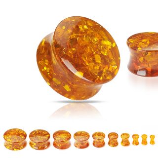 Plugi - Amber Saddle Plug