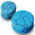Plugi - Turquoise Stone Saddle Plug