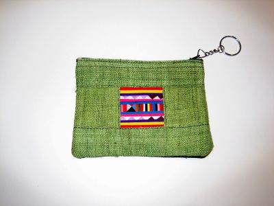 Rahapussi - Hilltribe Light Green