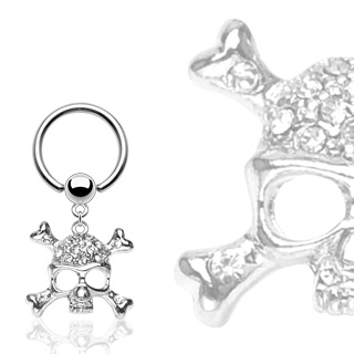 Rengas BCR - Skull With Bones