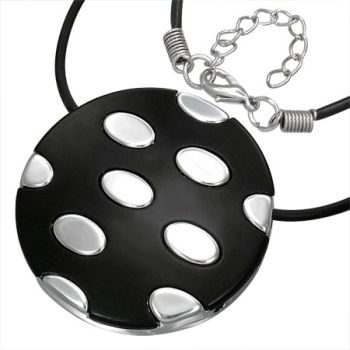 Kaulakoru - Two Tone Disc Pendant