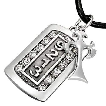 Kaulakoru - 9213 Zircon Tag & Cross