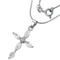 Kaulakoru - Bright Zircon Cross