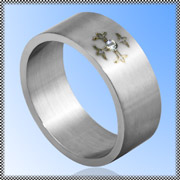 Kirurginter�s Sormus - Cubic Zircon Cross