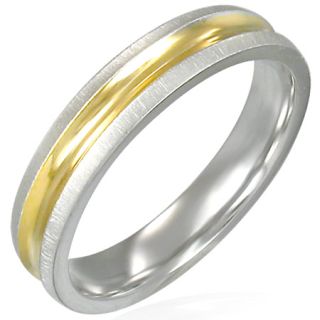 Kirurginter�s Sormus - Gold Stripe