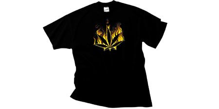 Burning Leaf T-paita