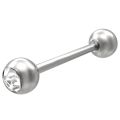Tappi Barbell 1,6mm - Bright Zircon
