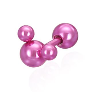 Micro Barbell 1,2mm - Lila Three Ball