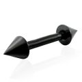 Micro Barbell 1,2mm - Blacksteel Cones