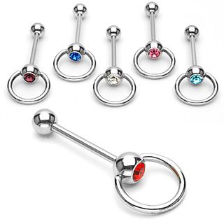 Tappi Barbell 1,6mm - Slave Ring CZ